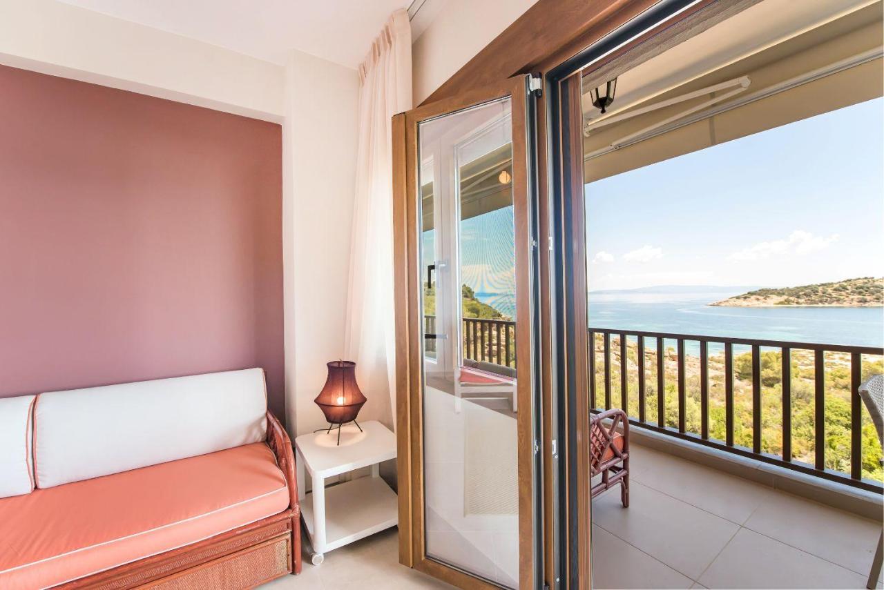 Nereus & Oceanus Beachfront Apartments, Lagonisi Beach #Feelslikehome Ormos Panagias Exterior photo