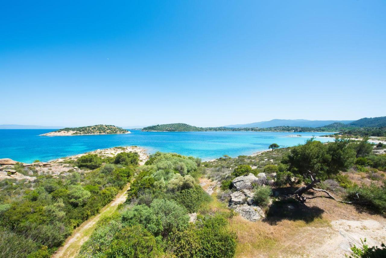 Nereus & Oceanus Beachfront Apartments, Lagonisi Beach #Feelslikehome Ormos Panagias Exterior photo